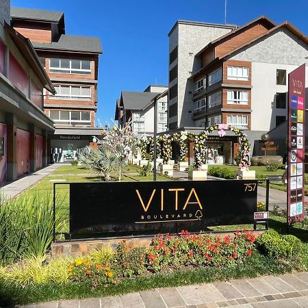 Loft Novo Aconchegante A 500M Da Rua Coberta Apartment Gramado Exterior photo