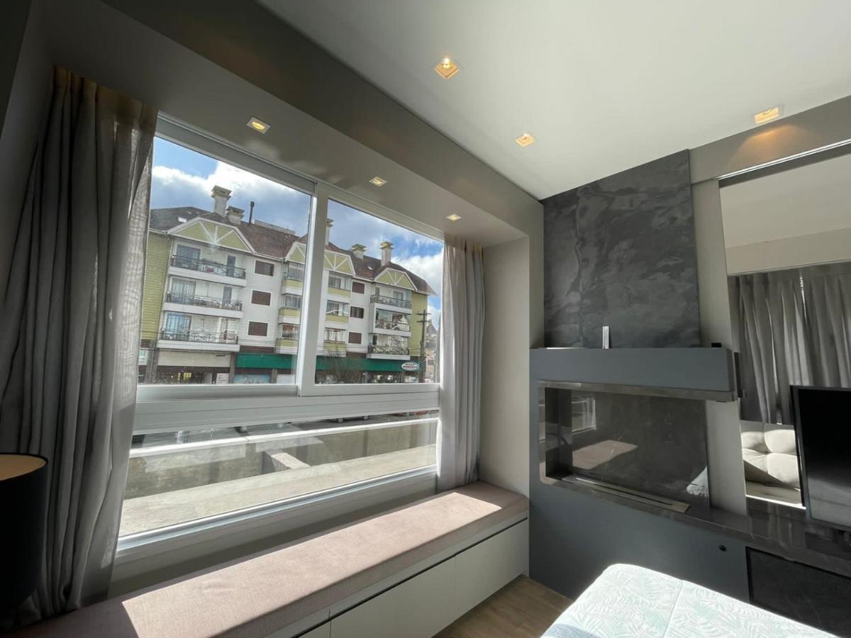 Loft Novo Aconchegante A 500M Da Rua Coberta Apartment Gramado Exterior photo